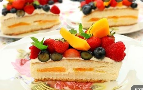 Fruit Cake Slice